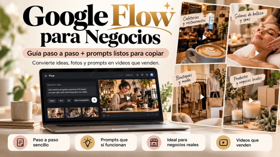 Portada de la guía Google Flow para Negocios
